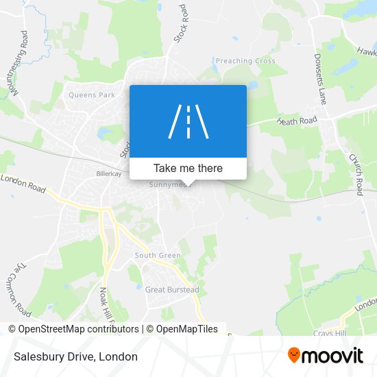 Salesbury Drive map