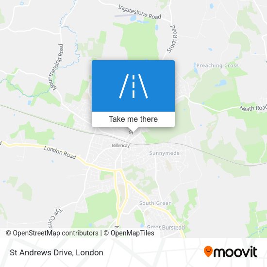 St Andrews Drive map