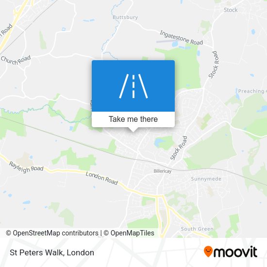 St Peters Walk map