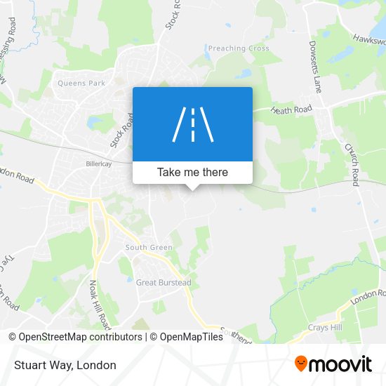 Stuart Way map