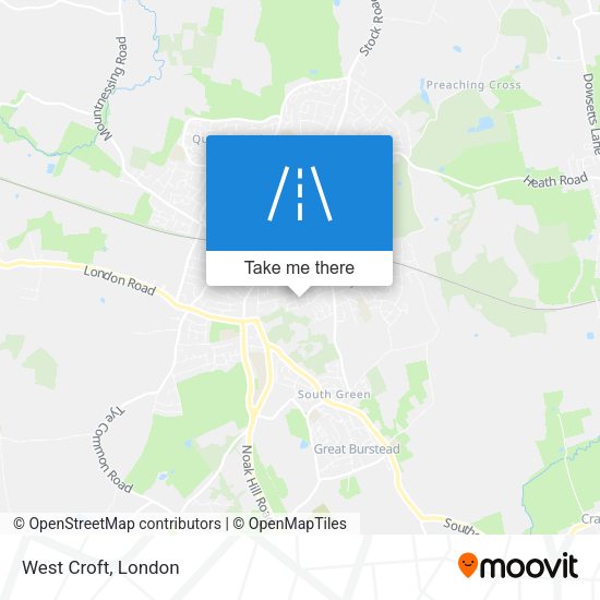 West Croft map
