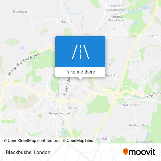 Blackbushe map