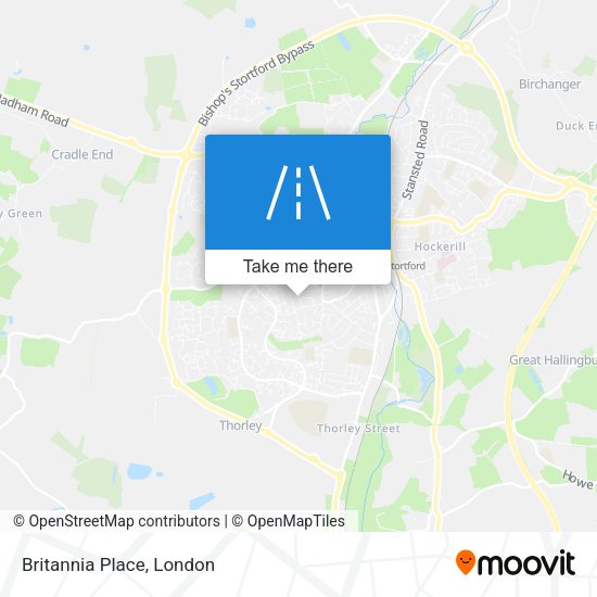Britannia Place map