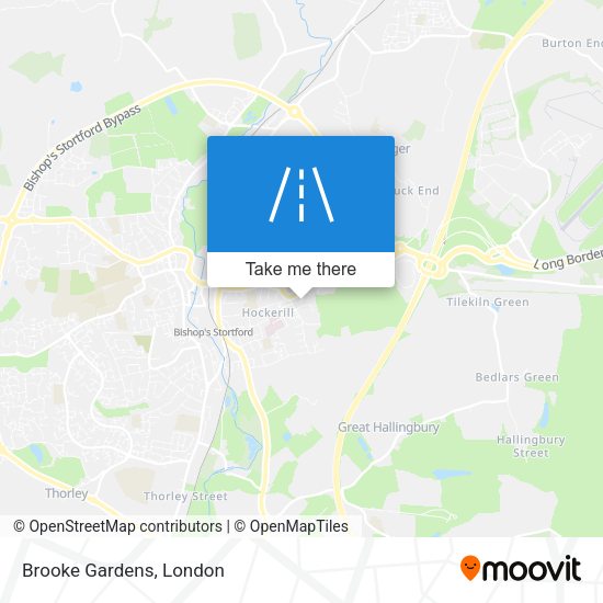 Brooke Gardens map