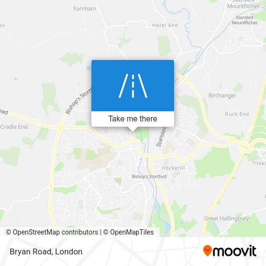 Bryan Road map