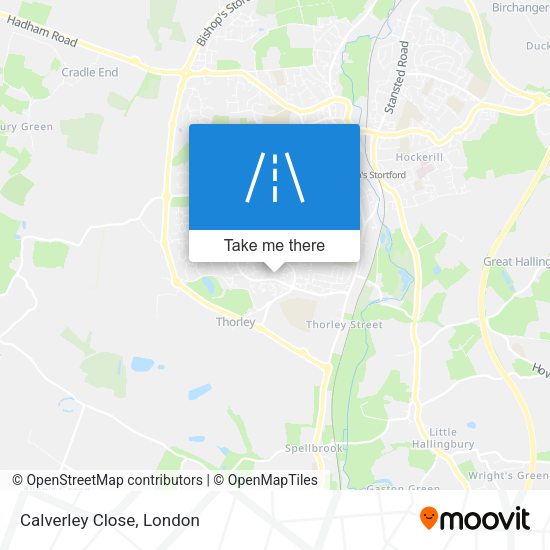 Calverley Close map