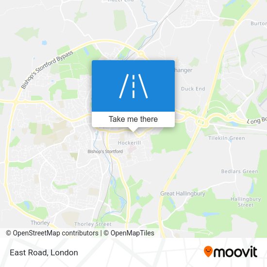 East Road map