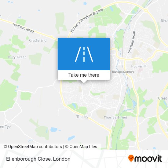 Ellenborough Close map