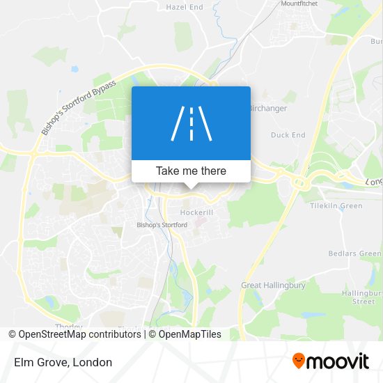 Elm Grove map