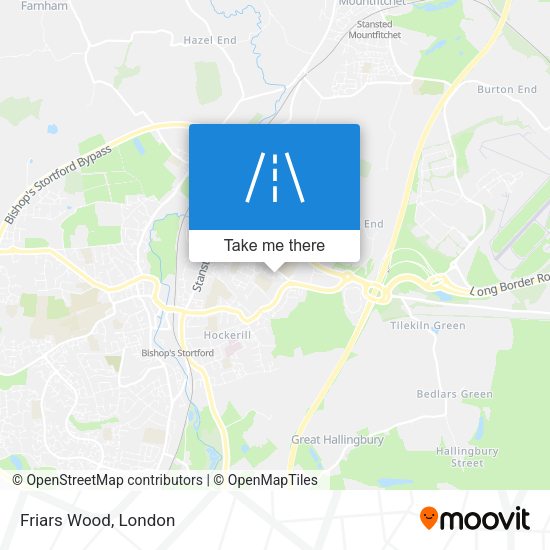 Friars Wood map