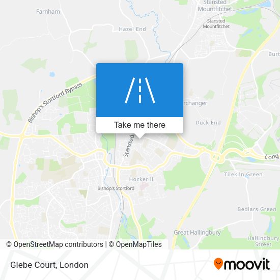 Glebe Court map