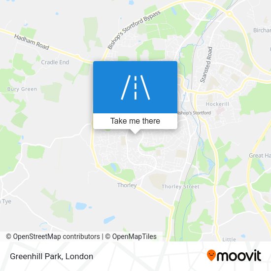 Greenhill Park map