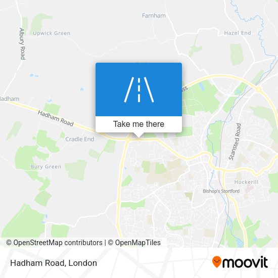 Hadham Road map