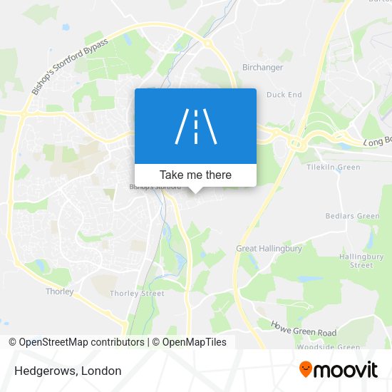 Hedgerows map