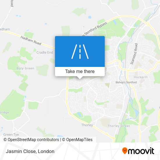 Jasmin Close map