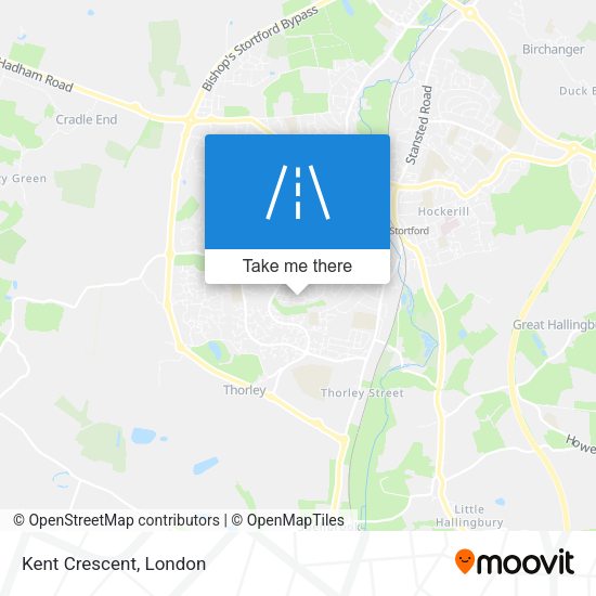 Kent Crescent map