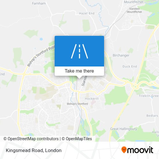 Kingsmead Road map