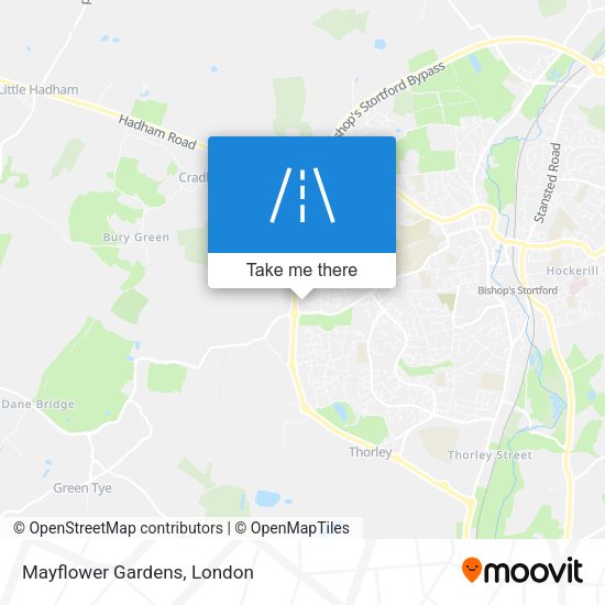 Mayflower Gardens map
