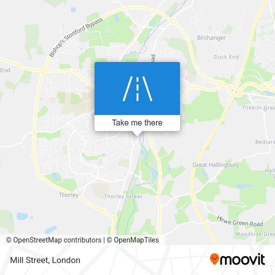 Mill Street map