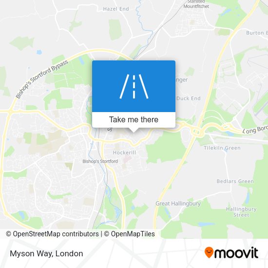 Myson Way map