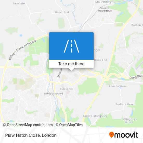 Plaw Hatch Close map