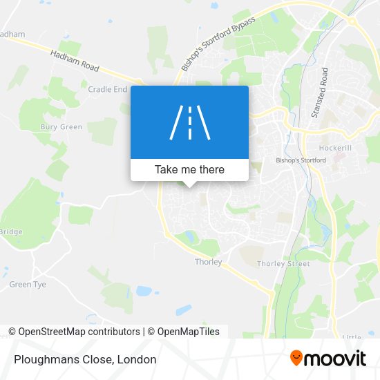 Ploughmans Close map