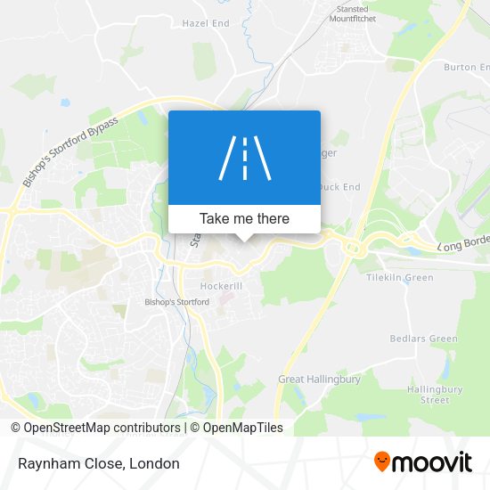Raynham Close map