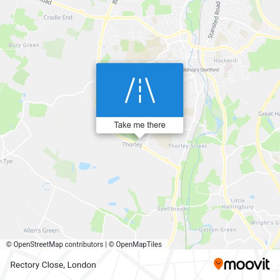 Rectory Close map