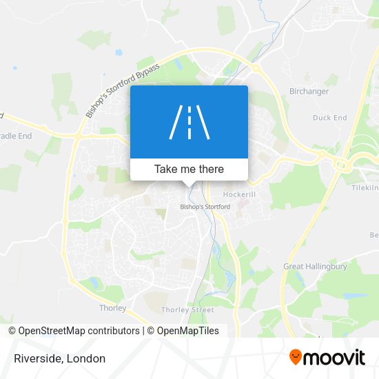 Riverside map
