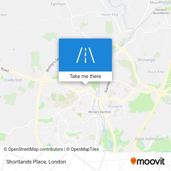 Shortlands Place map