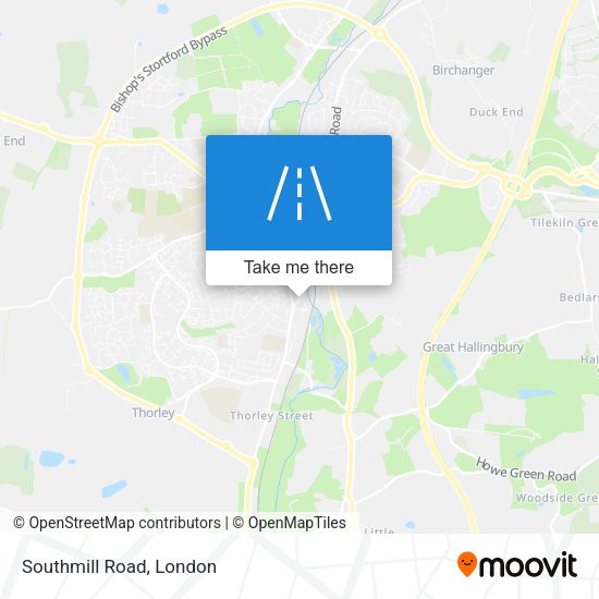 Southmill Road map