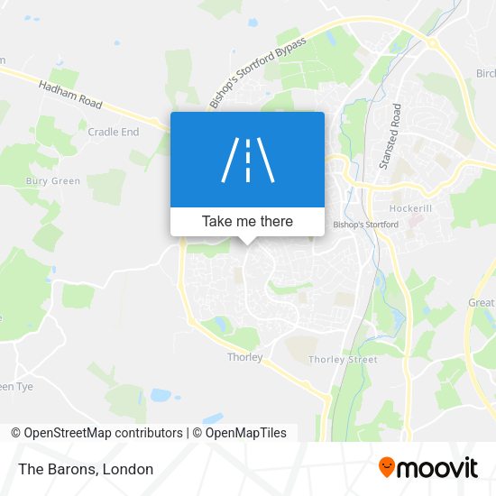 The Barons map