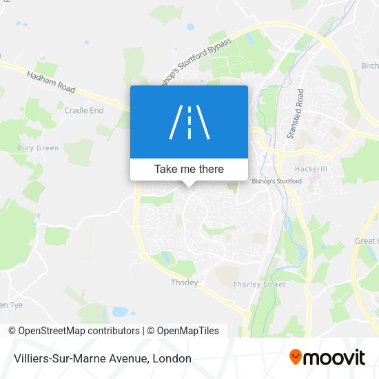 Villiers-Sur-Marne Avenue map