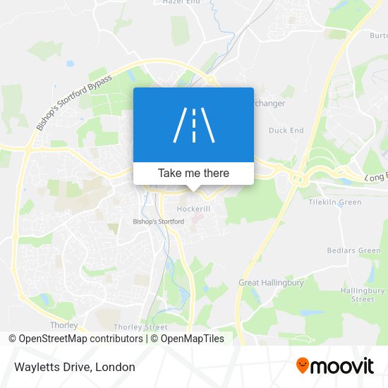 Wayletts Drive map