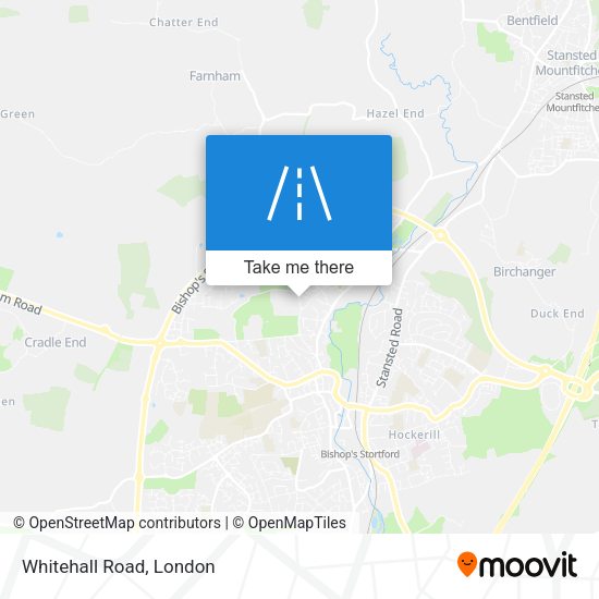 Whitehall Road map