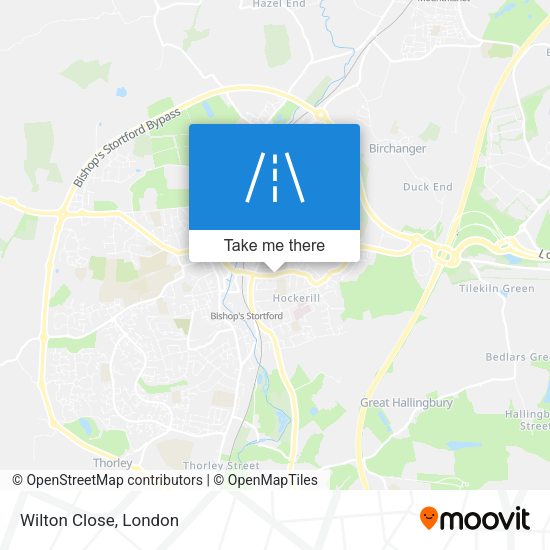 Wilton Close map