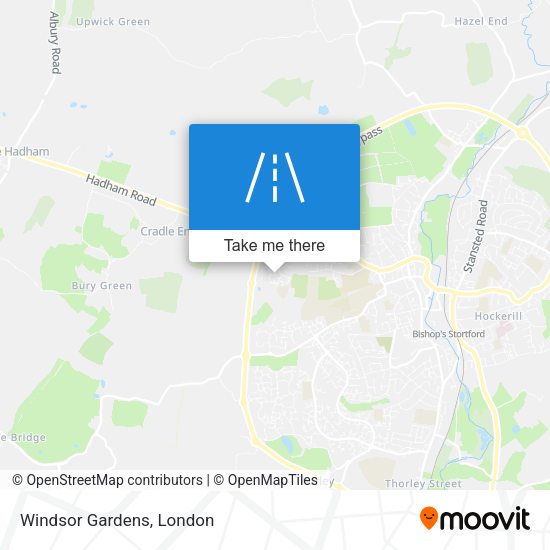 Windsor Gardens map