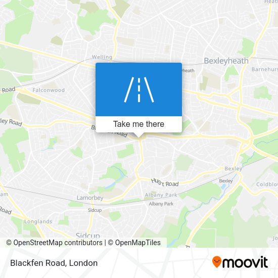 Blackfen Road map