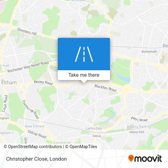 Christopher Close map