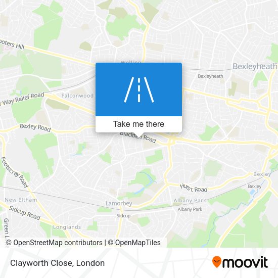 Clayworth Close map