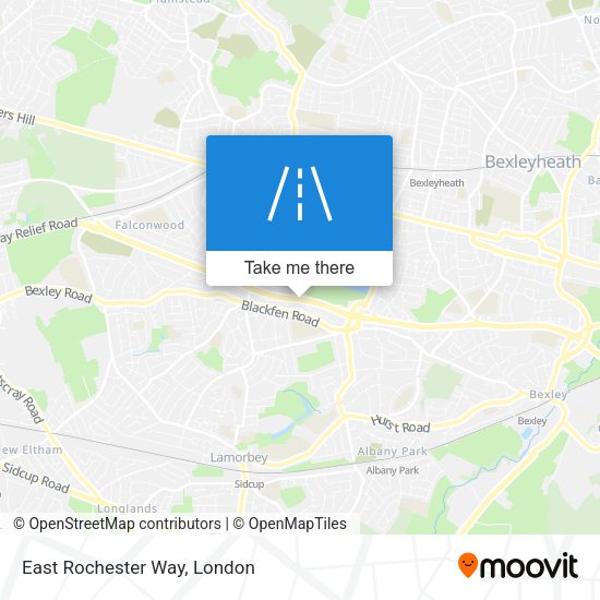 East Rochester Way map
