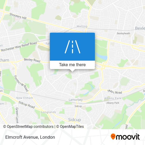 Elmcroft Avenue map