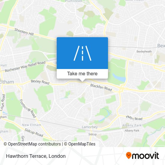 Hawthorn Terrace map