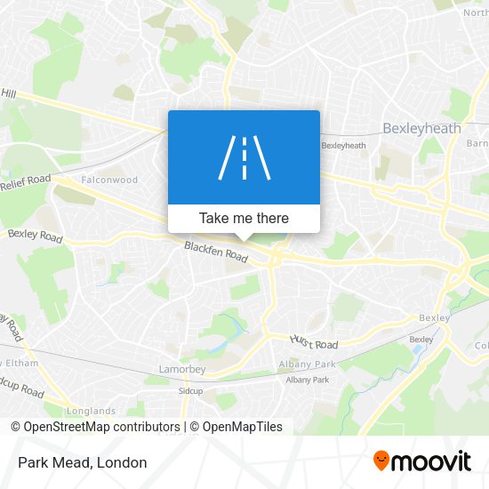 Park Mead map