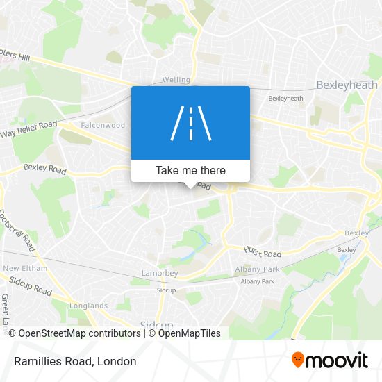 Ramillies Road map