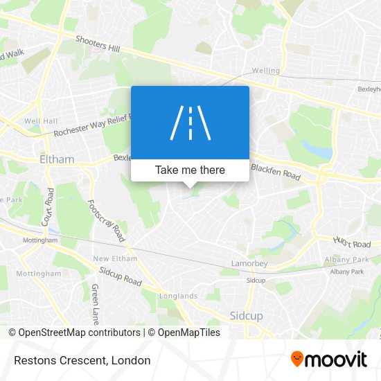 Restons Crescent map