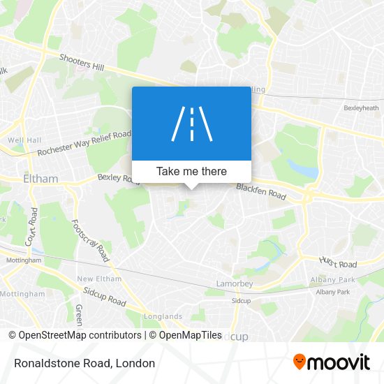 Ronaldstone Road map
