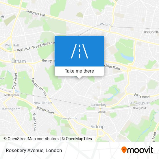 Rosebery Avenue map
