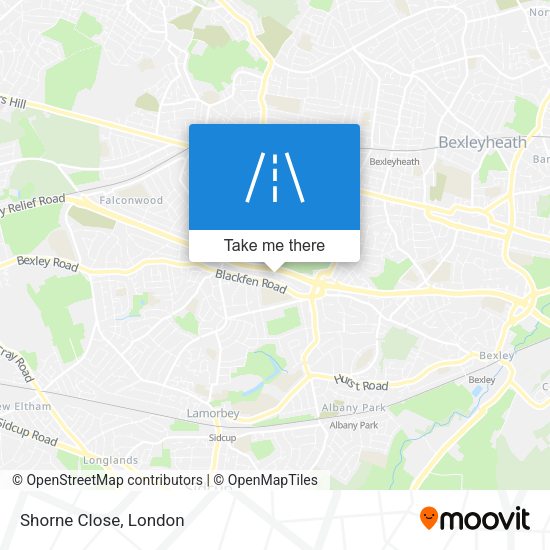 Shorne Close map