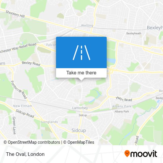 The Oval map